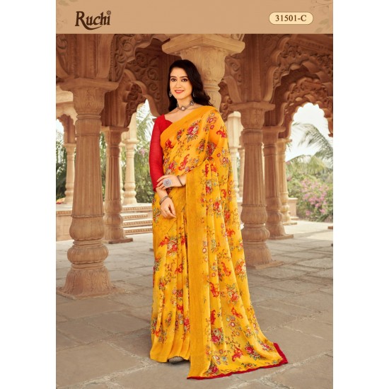 RUCHI SAREES Star Chiffon 152