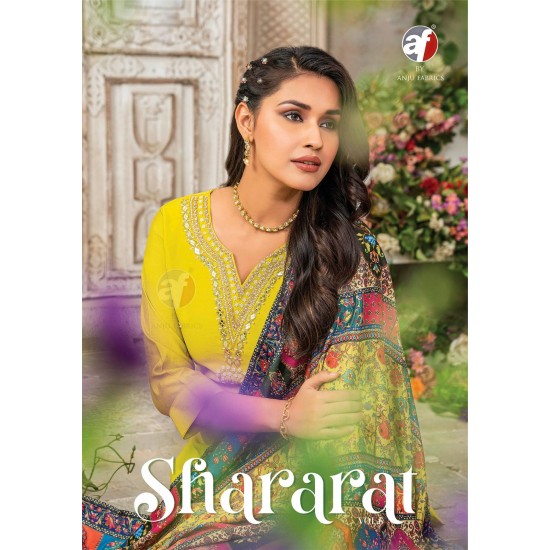 AF KURTI SHARARAT VOL 6 4XL,5XL