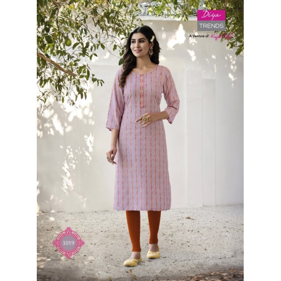 DIYA TRENDS Streight kurti