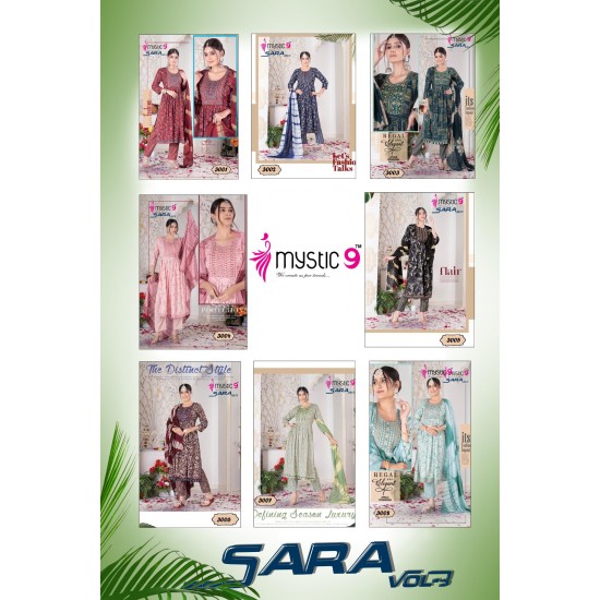 MYSTIC 9 KURTI SARA VOL 3 