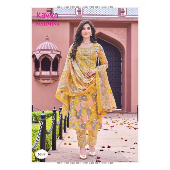 KAVYA KURTI PASHMINA VOL 6