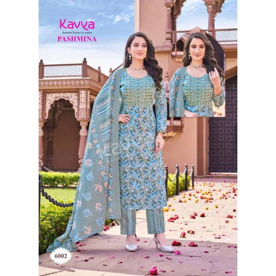 KAVYA KURTI PASHMINA VOL 6