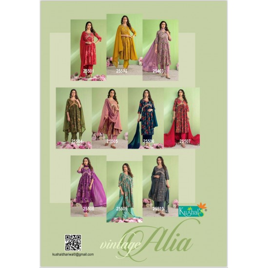 KUSHAL'S KURTI VINTAGE ALIA