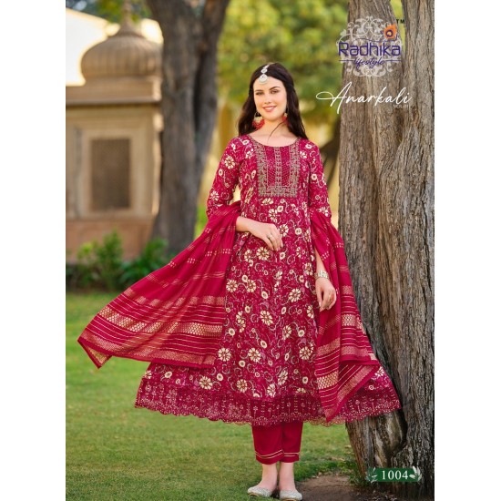 RADHIKA lifestyle ANARKALI VOL 1