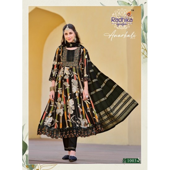 RADHIKA lifestyle ANARKALI VOL 1