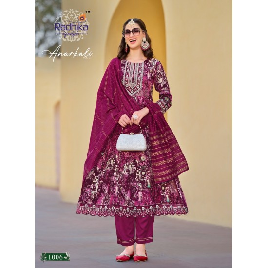 RADHIKA lifestyle ANARKALI VOL 1