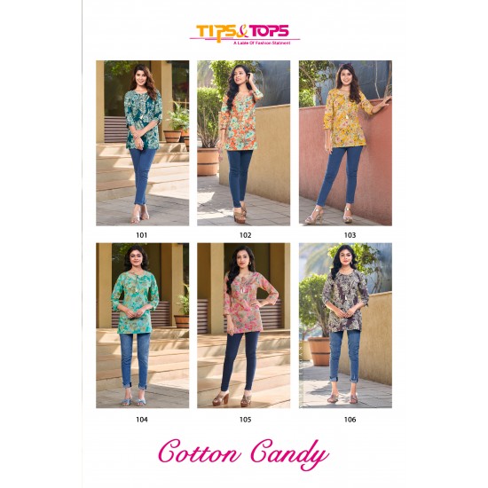 TIPS & TOPS COTTON CANDY