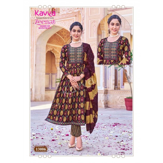 KAVYA KURTI ZEENAT VOL 13