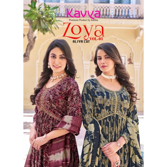 KAVYA KURTI ZOYA VOL 3 