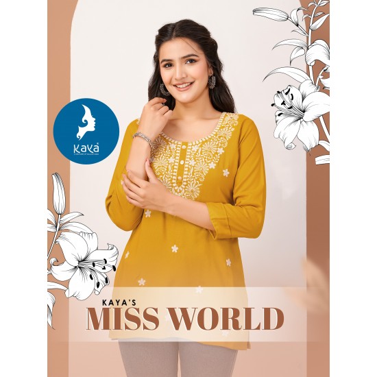 KAYA KURTI MISS WORLD