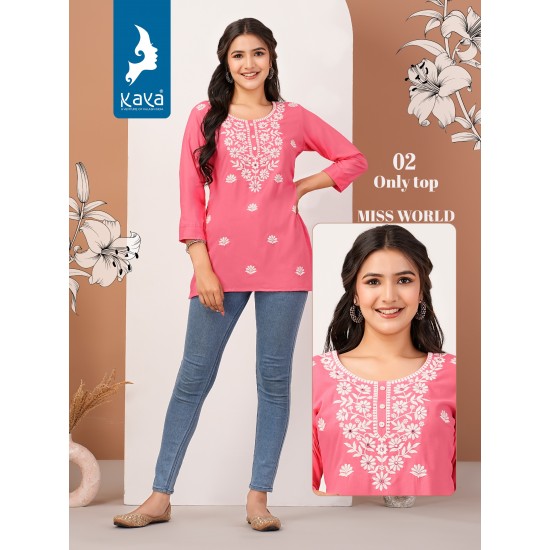 KAYA KURTI MISS WORLD