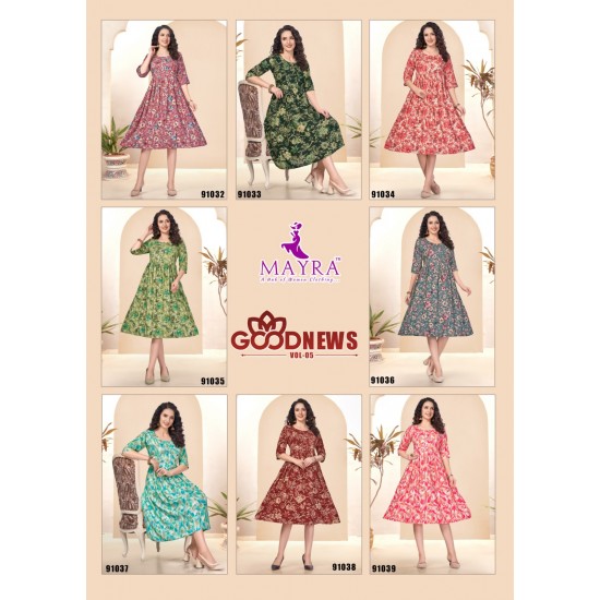 MAYRA KURTI GOOD NEWS VOL-5