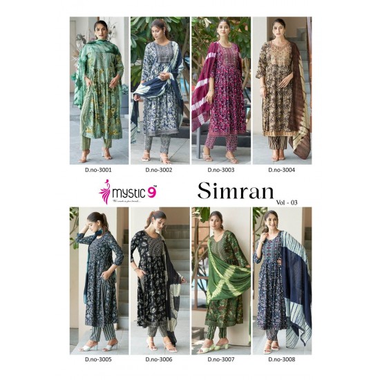 MYSTIC 9 KURTI SIMRAN VOL 3 