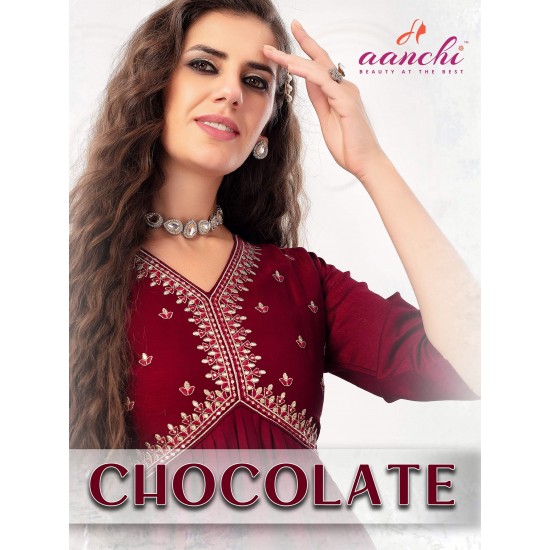 AANCHI KURTI CHOCOLATE