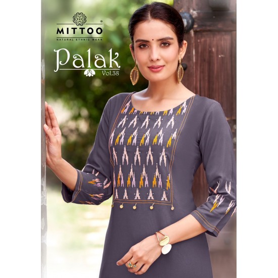 MITTOO KURTI Palak Vol 38