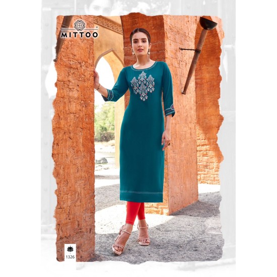 MITTOO KURTI Palak Vol 38