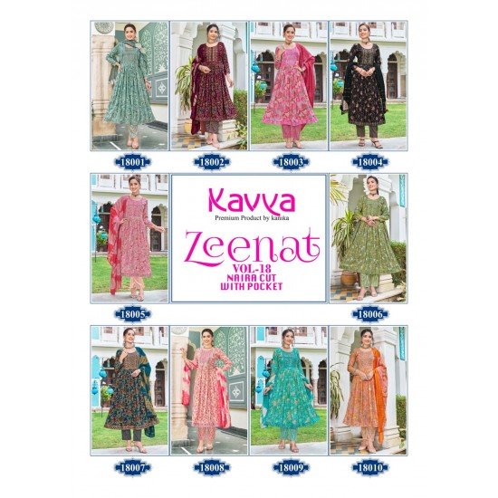 KAVYA KURTI ZEENAT VOL 18