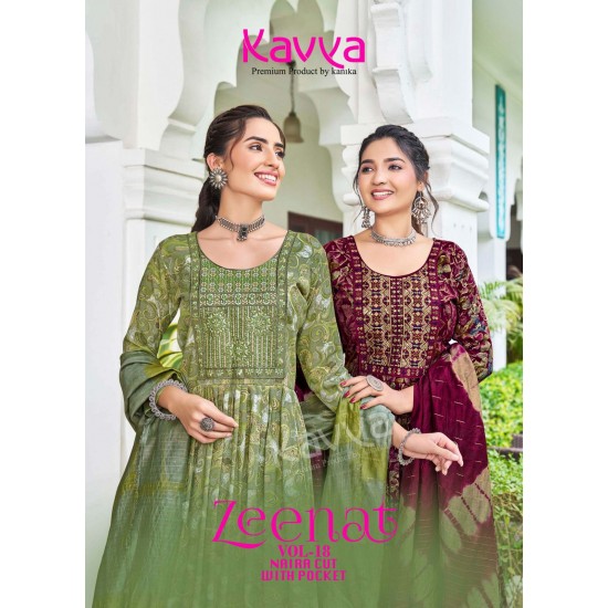 KAVYA KURTI ZEENAT VOL 18