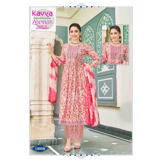 KAVYA KURTI ZEENAT VOL 18