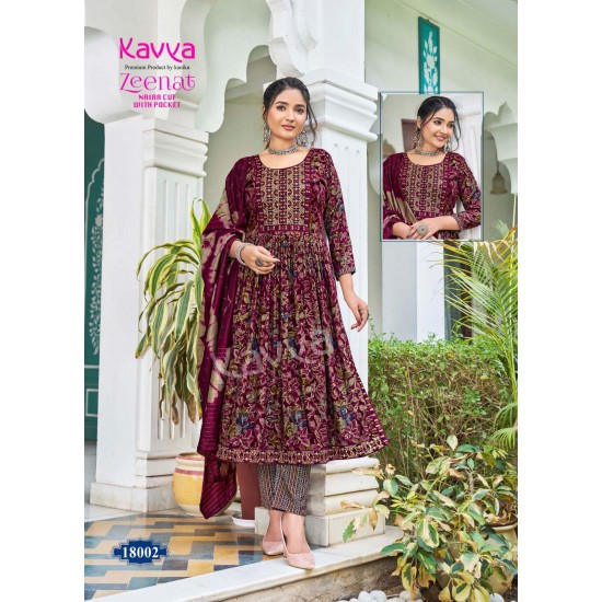 KAVYA KURTI ZEENAT VOL 18