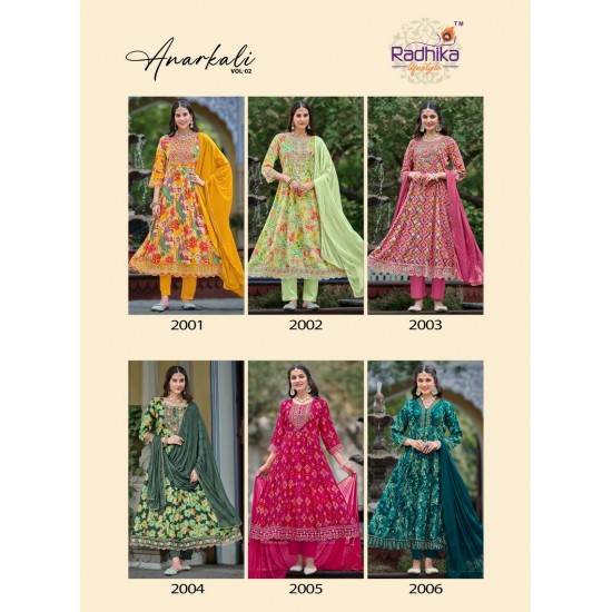 RADHIKA lifestyle ANARKALI VOL 2 