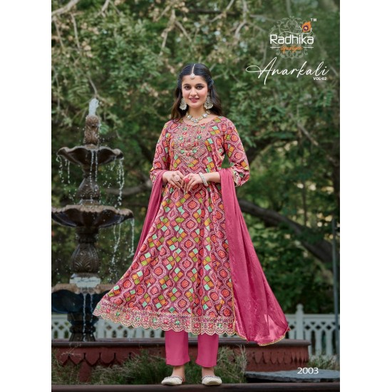 RADHIKA lifestyle ANARKALI VOL 2 