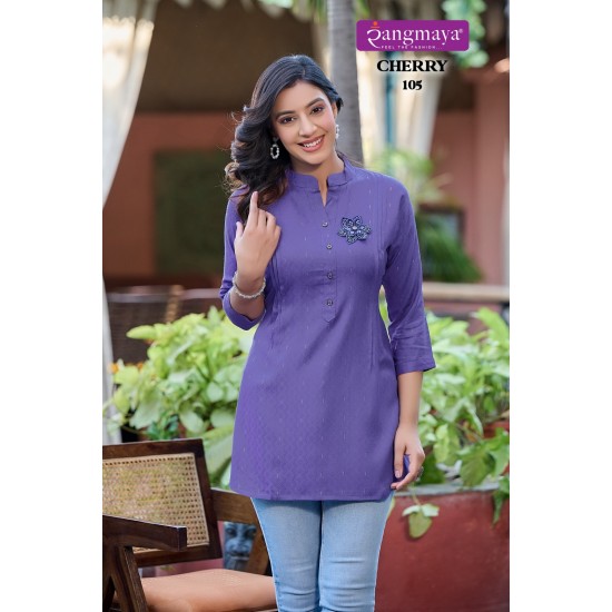 RANGMAYA KURTI CHERRY