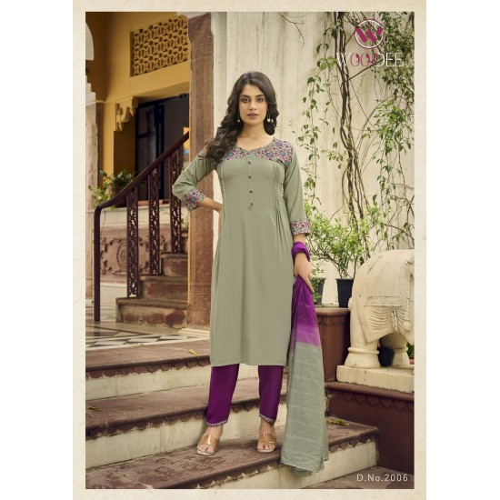 WOODEE KURTI GOLDEN PEARL vol-2