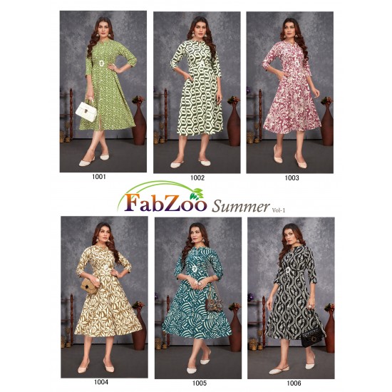 FabZoo kurti Summer Vol 1