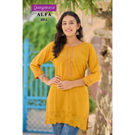 RANGMAYA KURTI ALFA V-4 