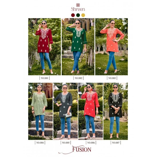 SHREEN KURTI FUSION