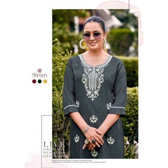 SHREEN KURTI FUSION