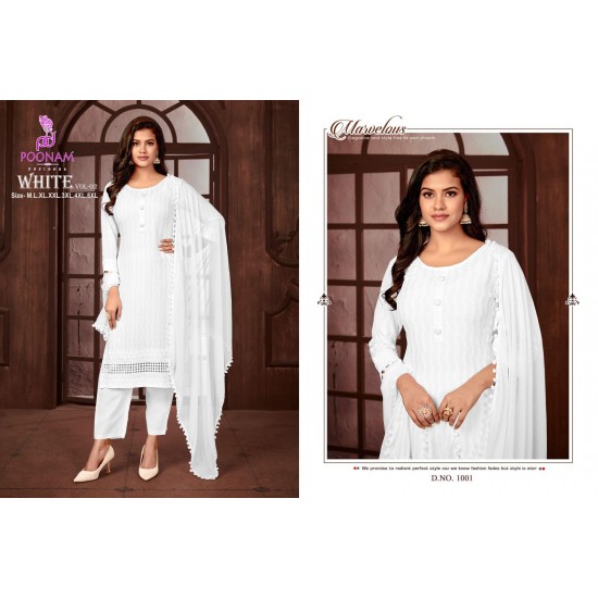 POONAM DESIGNER white vol-2