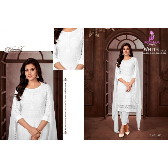 POONAM DESIGNER white vol-2