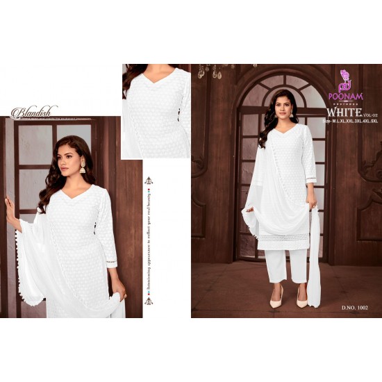 POONAM DESIGNER white vol-2