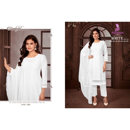 POONAM DESIGNER white vol-2