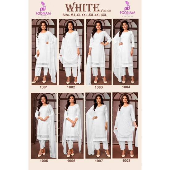 POONAM DESIGNER white vol-2