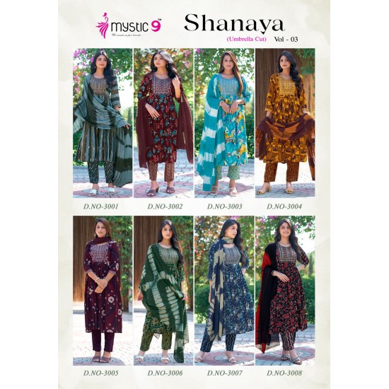 MYSTIC 9 KURTI SHANAYA VOL 3