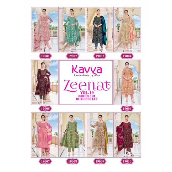 KAVYA KURTI ZEENAT VOL 19