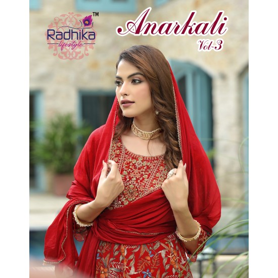 RADHIKA lifestyle ANARKALI VOL 3