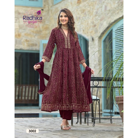 RADHIKA lifestyle ANARKALI VOL 3