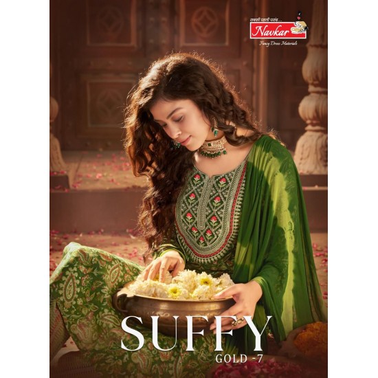 NAVKAR KURTI SUFFY GOLD VOL 7