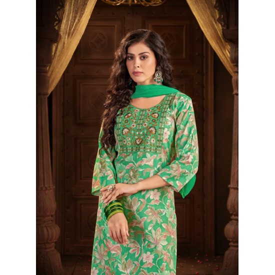 NAVKAR KURTI SUFFY GOLD VOL 7