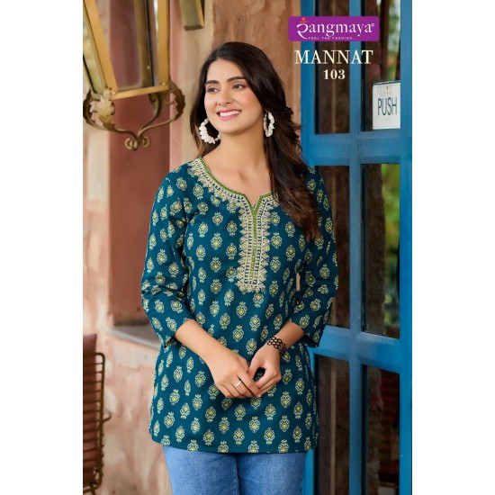 RANGMAYA KURTI MANNAT 