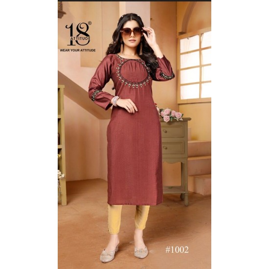 18 ATTITUDE KURTI FOREVER KURTIS VOL 3