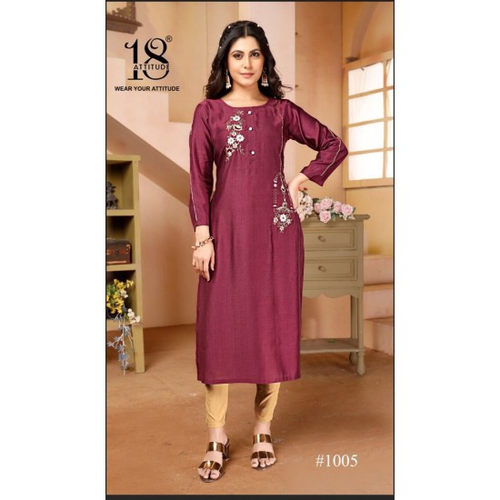 18 ATTITUDE KURTI FOREVER KURTIS VOL 3