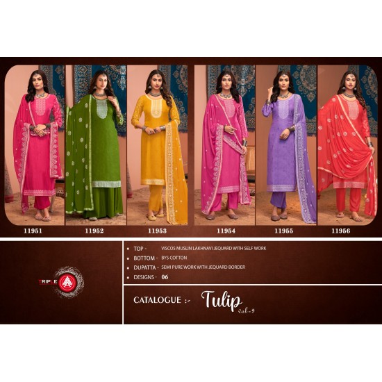 TRIPLE A KURTI TULIP VOL-9