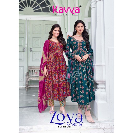 KAVYA KURTI ZOYA VOL 6