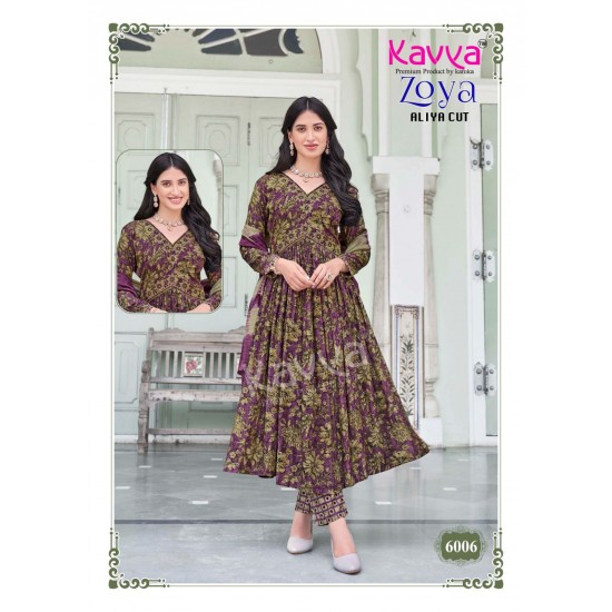 KAVYA KURTI ZOYA VOL 6