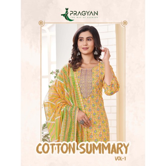 PRAGYAN KURTI COTTON SUMMARY VOL 1